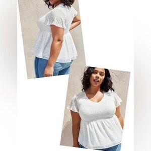 Torrid White Women's Top